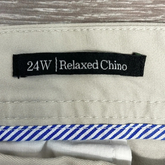 NWT Talbots Relaxed Chino Ankle Length Pants Khaki Tan 24W - Picture 14 of 16